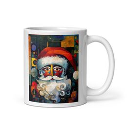 Kandinsky inspired Santa Mug | Nooboo