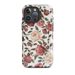 &#x27;Arabella&#x27; Peony Tough iPhone Case | Nooboo