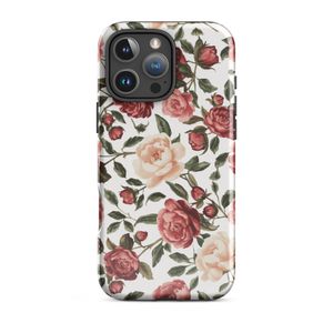 'Arabella' Peony Tough iPhone Case | Nooboo
