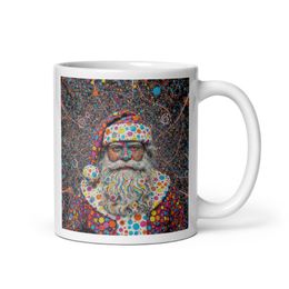 Kusama inspired Santa Mug | Nooboo
