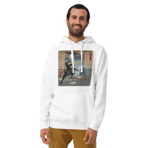 Ninja vs PC Cotton Unisex Premium Pullover Hoodie | Nooboo