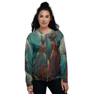 Underwater Princesses Unisex Bomber Jacket | Nooboo
