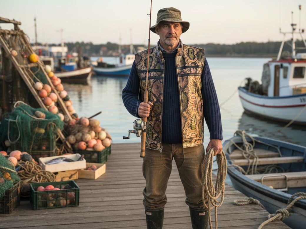 Genuine Python Snakeskin Leather Vest for Men: Handmade Exotic Luxury Fashion