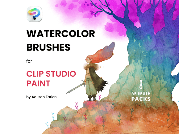 Watercolor Brushes for Clip Studio Paint