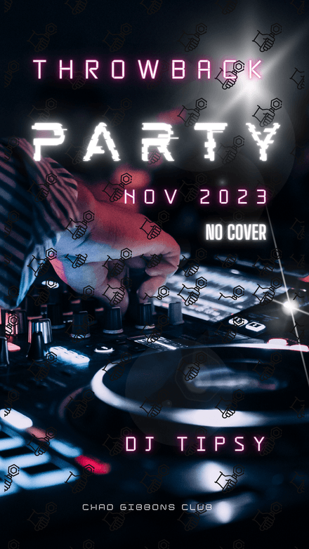 Throwback Flyer