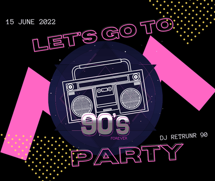 90s Party Flyer