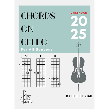 Chords on Cello Calendar 2025