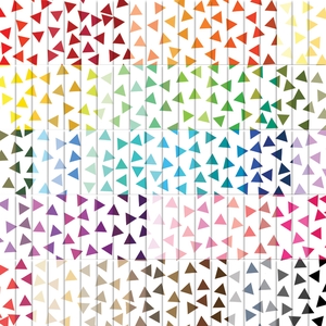 Triangle Confetti Digital Paper Pack - 100 Colors, Birthday Party, Scrapbook Paper, Background	