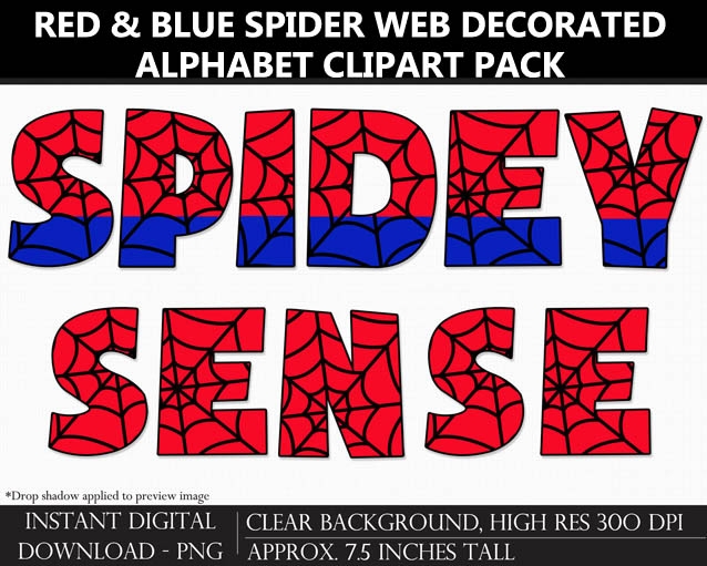 SPIDER WEB PNG Bundle Spider Web Clipart Digital Download 