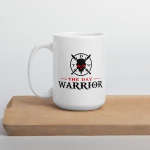 The Day Warrior Logo 15 oz Coffee Mug