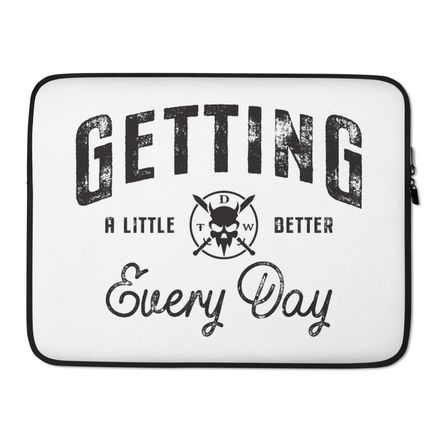Getting A Little Better Every Day Laptop Case
