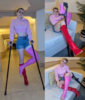 Angled LLC · great outfit &amp; great crutching by Lorena