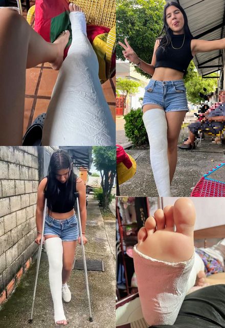 Real injury LLC street crutching · toes massage · indoor by Melinda 