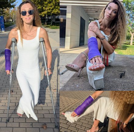 Combo: SLWC+SAC high heel crutching and more by Anastasia 