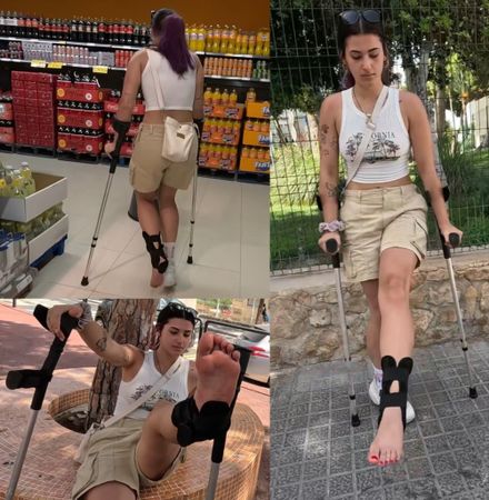 Aircast · long street crutching &amp; supermarket by Elena