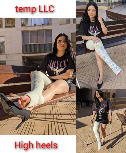 Fiber LLC high heels crutching by Aurora