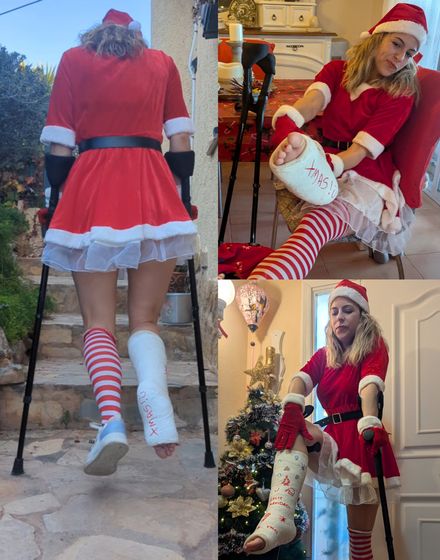 XMAS special SLC: stairs · indoor · crutching by Cristina