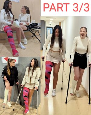 Casted cousins: Long crutching together and single 3/3