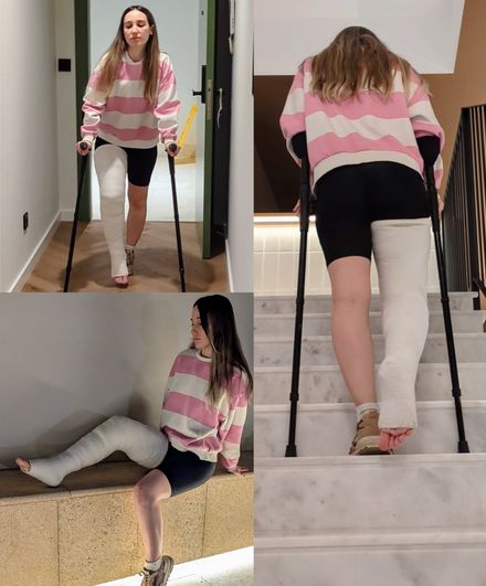 LLC toes off · stairs, crutching and close-ups 3/3 by Alexandra