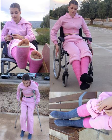 DSLC · wheelchair · socks · transfers by Lorena