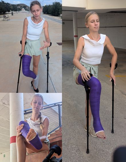 Angled LLC · high pain · high heels · toes off · sock by Kim