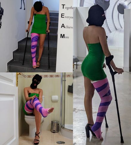 Multicolor LLC indoor · crutching · close-ups by Nora