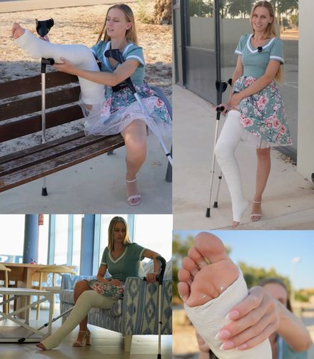 REAL STATE AGENT BROKEN LEG by Kim