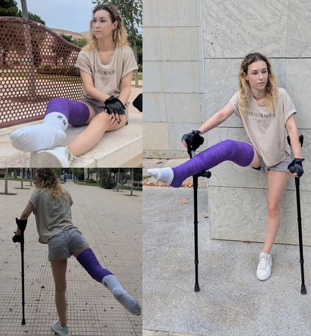 College days: LLC sock and long crutching 2/3 by Pame 