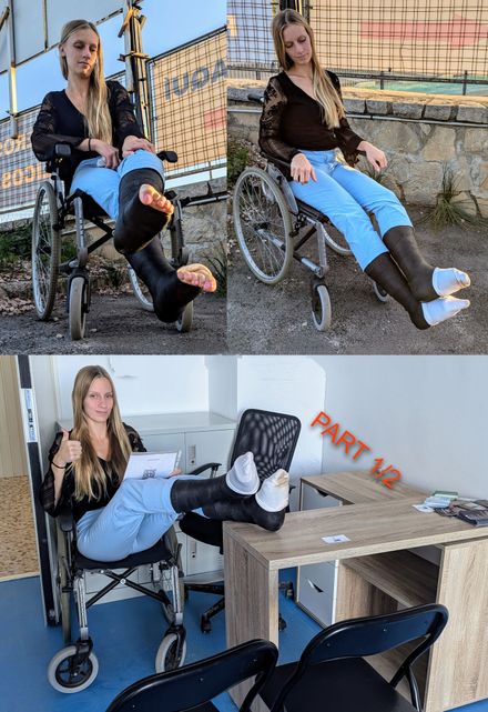 DSLC wheelchair: Working office day 1/2 by Kim