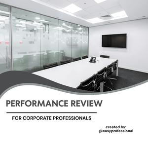 Performance Review Self-Assessment for Corporate Professionals 