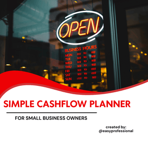Simple Cashflow Planner for Small Business Owners