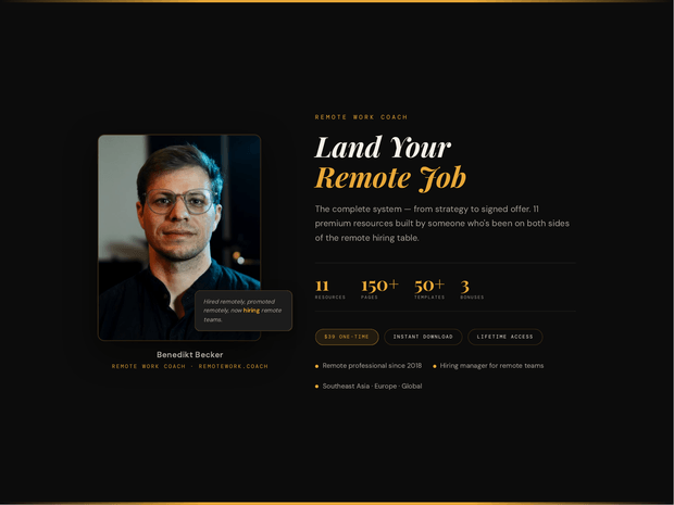 Remote Job Application Toolkit — Land Your Remote Job