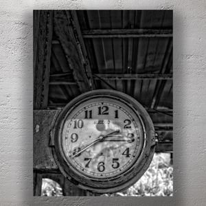 Vintage Seiko Station Clock Timeless Railway Nostalgia Photo Download