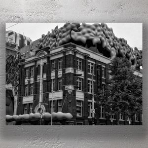 RMIT University Building with Futuristic Rooftop Design Melbourne Architecture Photo Download
