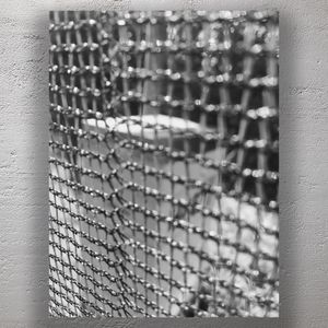 Abstract Black and White Mesh Fence Close-Up Artistic Texture Photography Photo Download