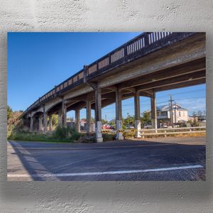 Historic Concrete Bridge in Longburn Manawatū New Zealand Urban Landscape Photography Photo Download