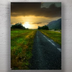 Scenic River Trail at Sunset Serene Nature Landscape Photography Photo Download