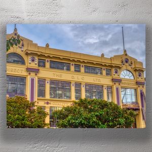 Historic D.I.C. Building in Palmerston North Iconic 1927 Architecture Photo Download