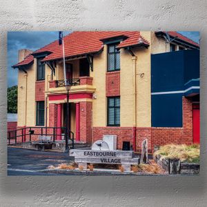 Historic Eastbourne Village Iconic Architecture in New Zealand Photo Download