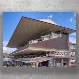 Trentham Racecourse Members Grandstand Iconic New Zealand Horse Racing Venue Photo Download