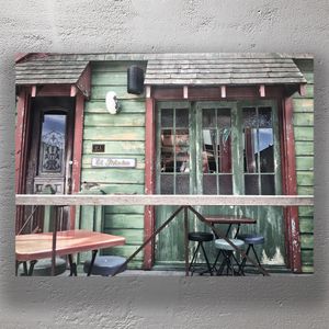 Rustic Charm of El Paladeo Vintage Café with Weathered Aesthetic Photo Download