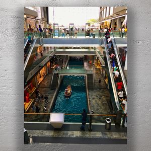 Unique Indoor Canal at The Shoppes at Marina Bay Sands Singapore Photo Download