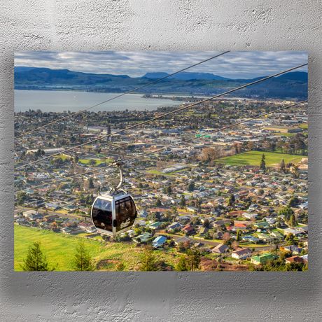 Skyline Gondola Ride Over Rotorua Cityscape New Zealand Photo Download