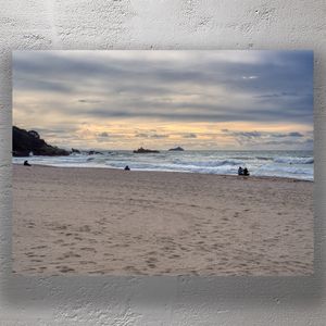 Serene Sunset at Mount Maunganui Beach New Zealand Peaceful Coastal Landscape Photo Download