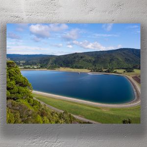 Stuart Macaskill Lakes New Zealand Landscape of Pristine Reservoir Amidst Hills Photo Download