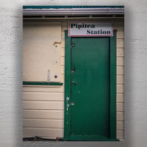 Pipitea Station Door Historic Railway Architecture in Wellington New Zealand Photo Download