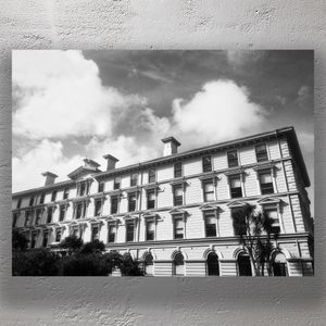 Historic Law School Building in Wellington New Zealand Black and White Architecture Photo Download