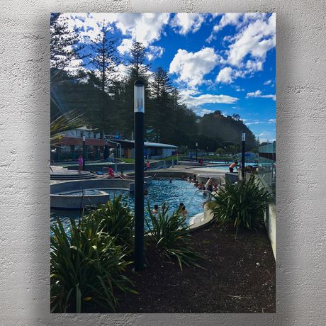 Geothermal Outdoor Pools at Marine Parade Napier Scenic Family Hot Pools Photo Download