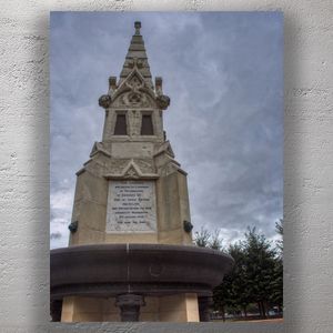 Edward VII Coronation Memorial Fountain Historic Landmark in Palmerston North Photo Download