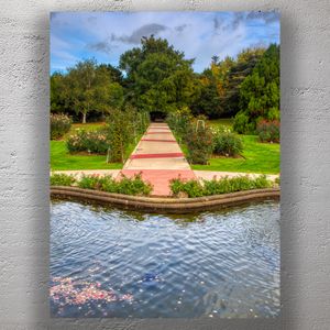 Rose Garden Pathway at Victoria Esplanade Palmerston North Scenic Garden Landscape Photo Download